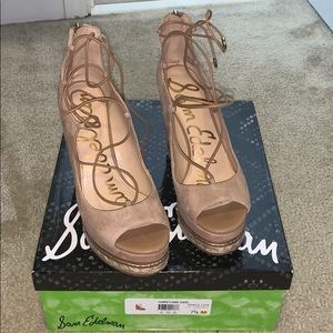 Sam Edelman Suede Wedges